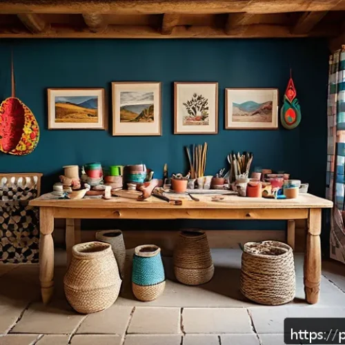 Home 33 아동 겨울 캠프 - A vibrant winter arts and crafts workshop set in a cozy mountain cabin in Serra da Estrela, Portugal...